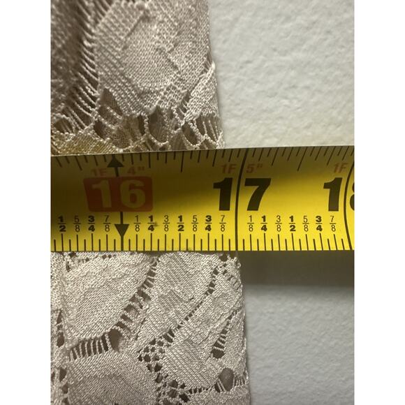 Danny & Nicole Women’s Lace Fit & Flare Dress Size 8 Beige Nude Cap Sleeve - Picture 5 of 8